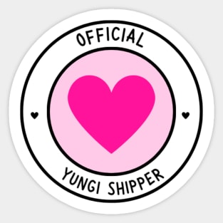 Official YunGi Shipper - Yunho x Mingi - ATEEZ Sticker